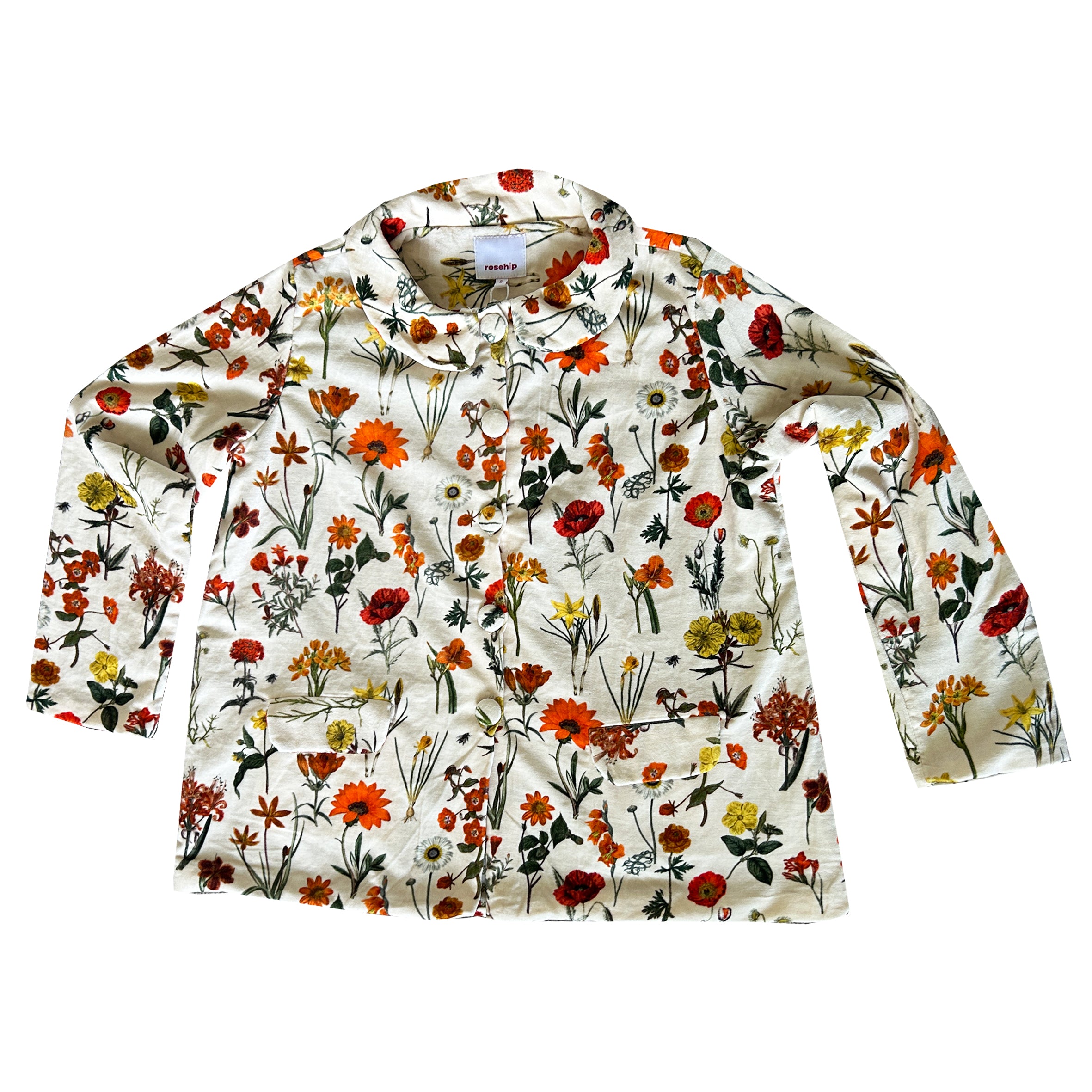 Wrap yourself in effortless elegance with our Rosehip Design Brompton Velvet Coat, designed in a rich velvet fabric that feels as luxurious as it looks. This statement coat features a playful autumn floral print, bringing warmth and charm to your seasonal wardrobe. Fully lined in co-ordinating checks, it offers a refined contrast and a polished finish inside and out.