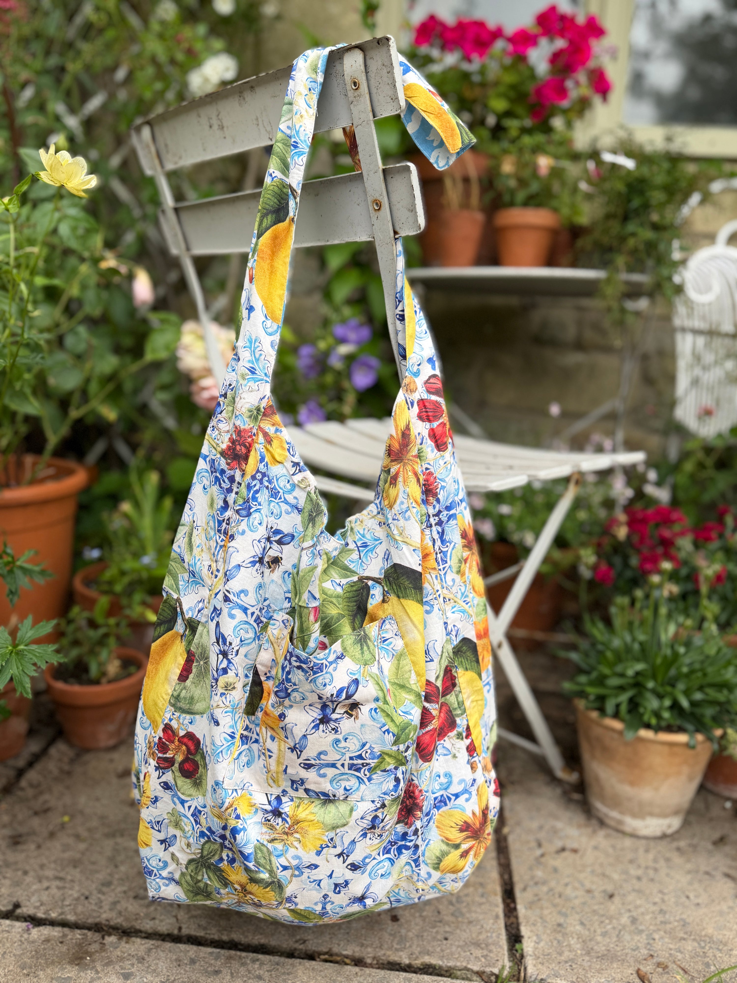 Gallerie Bag - Leaf Aqua (Nasturtium Tile)