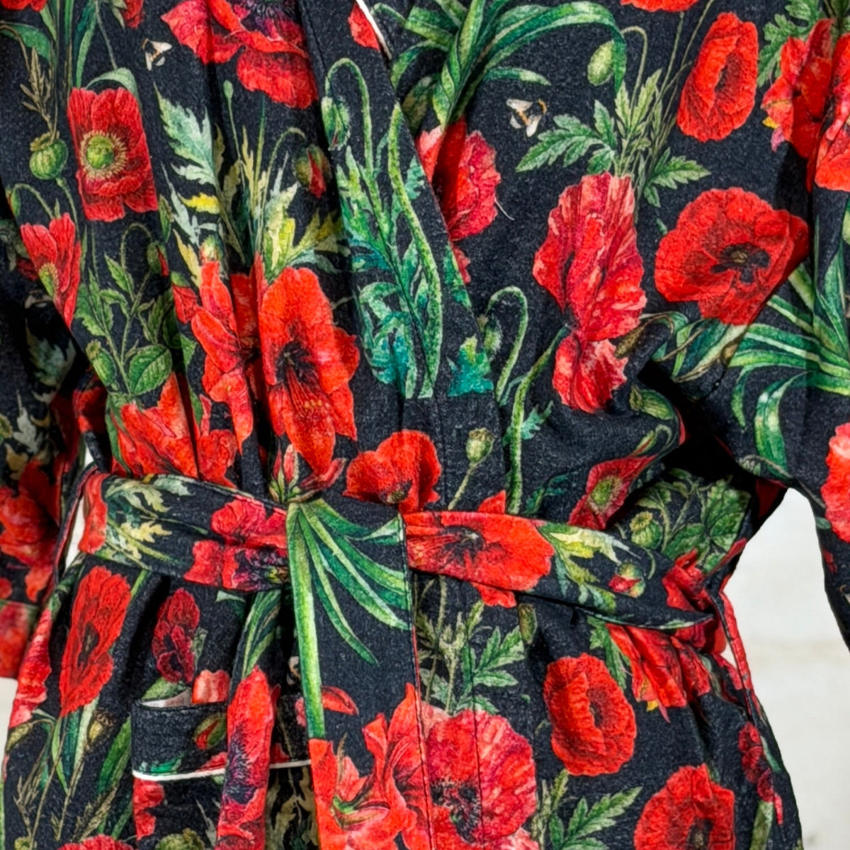 Long Pyjamas Brushed Cotton - Winter Rose