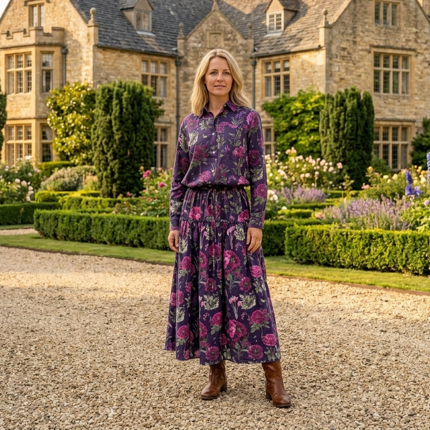 Ivy Velvet Skirt - Irvine