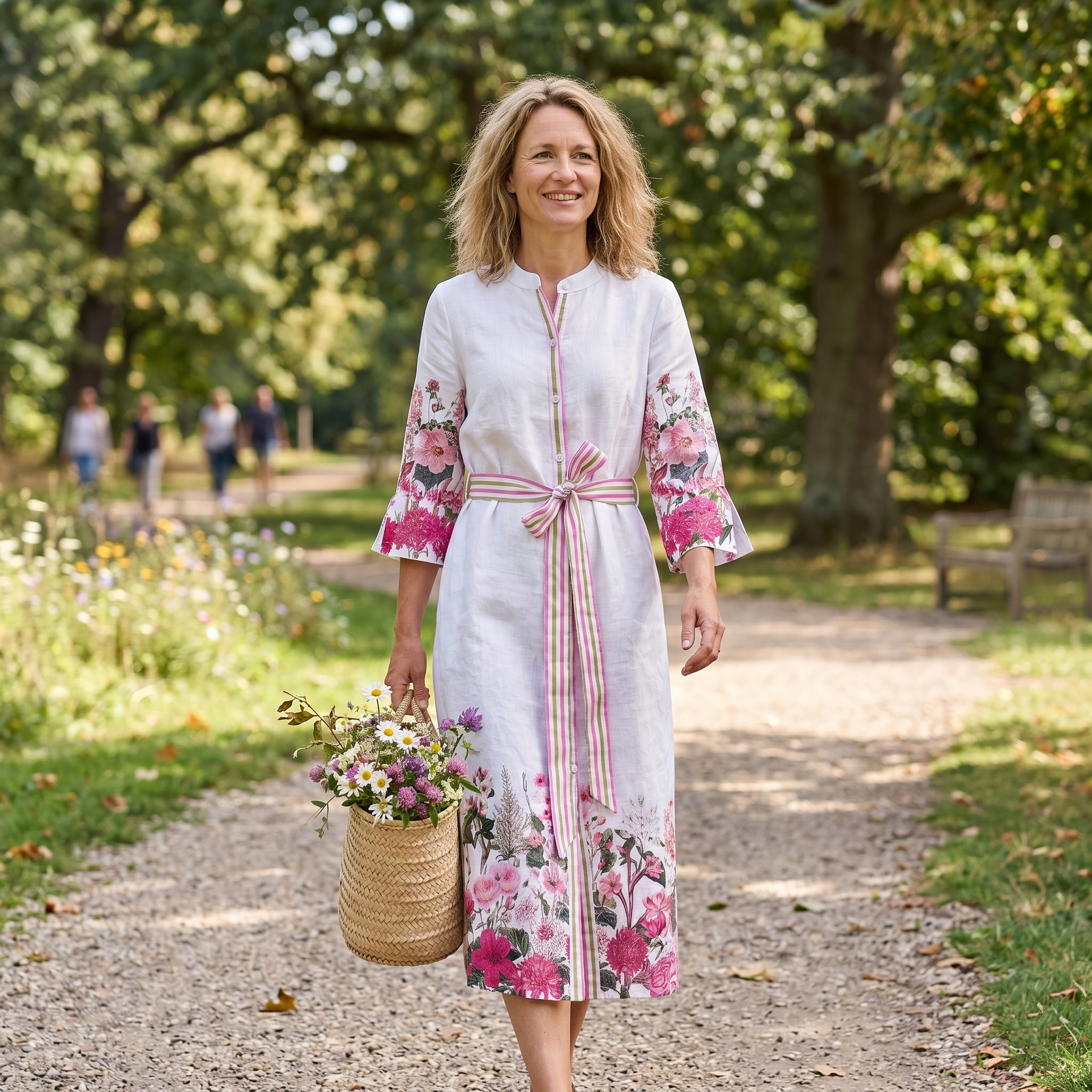 Suzie Linen Dress - Rosiebell