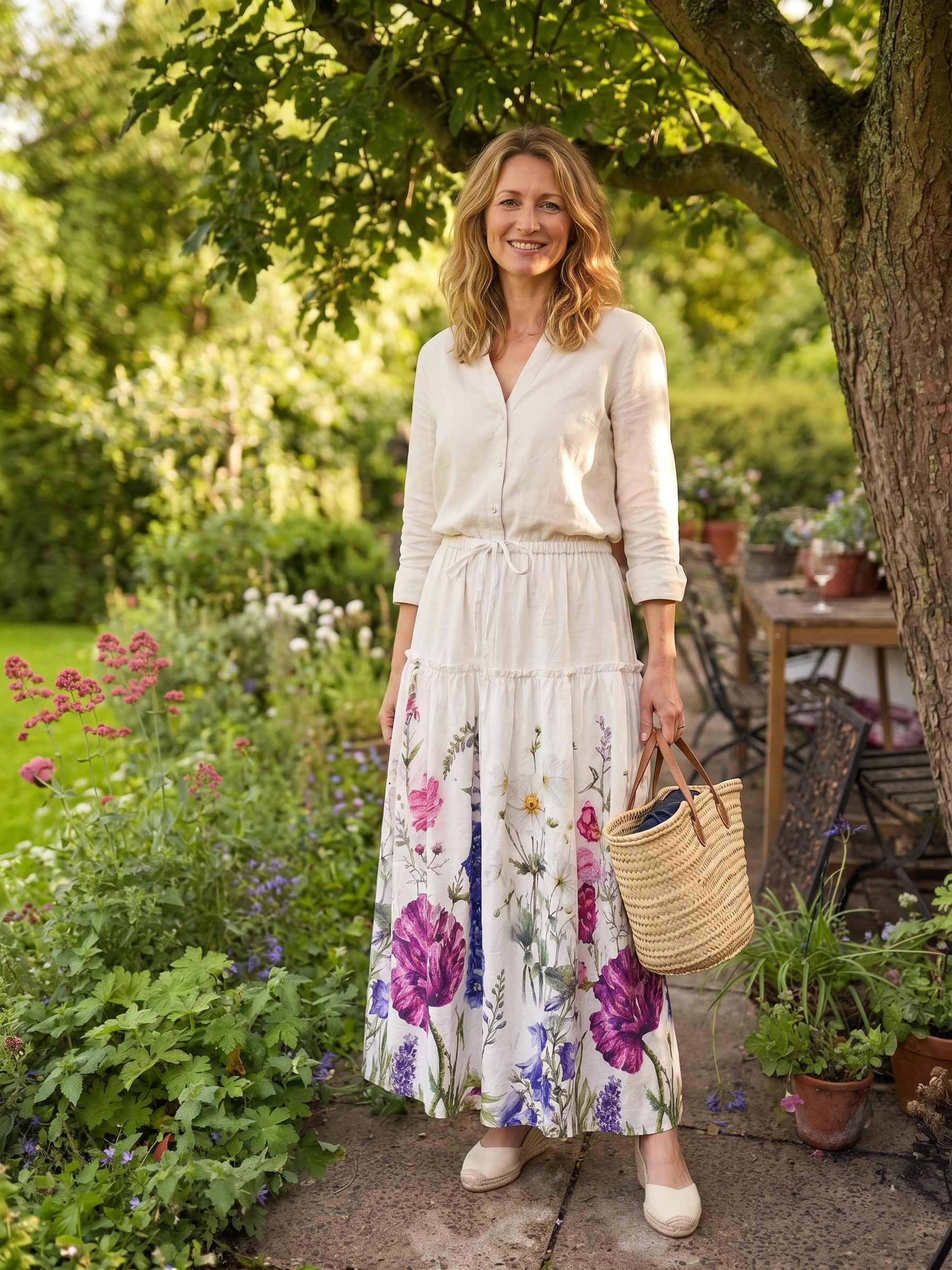The Chelsea Cotton Poplin Skirt