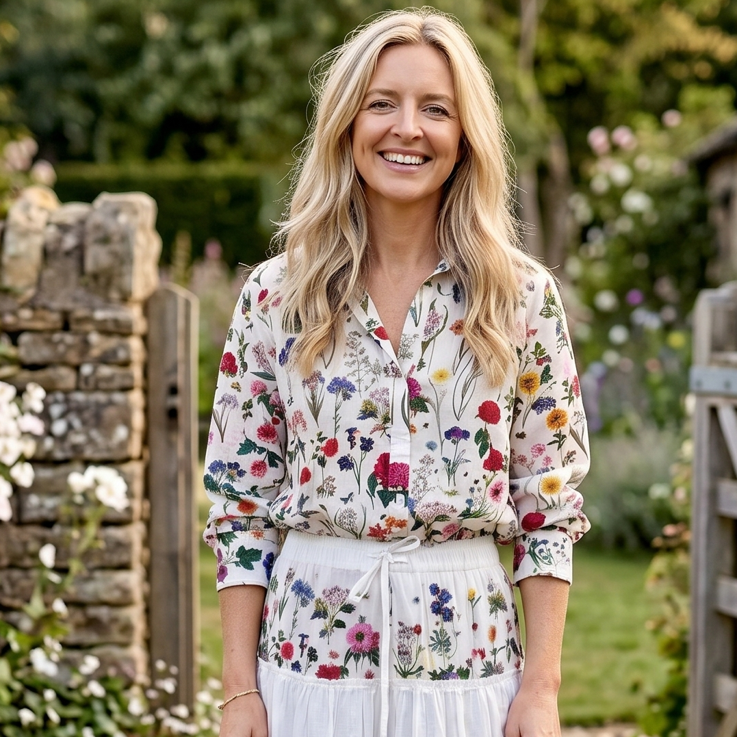 Amelia Cotton Shirt - Barton White