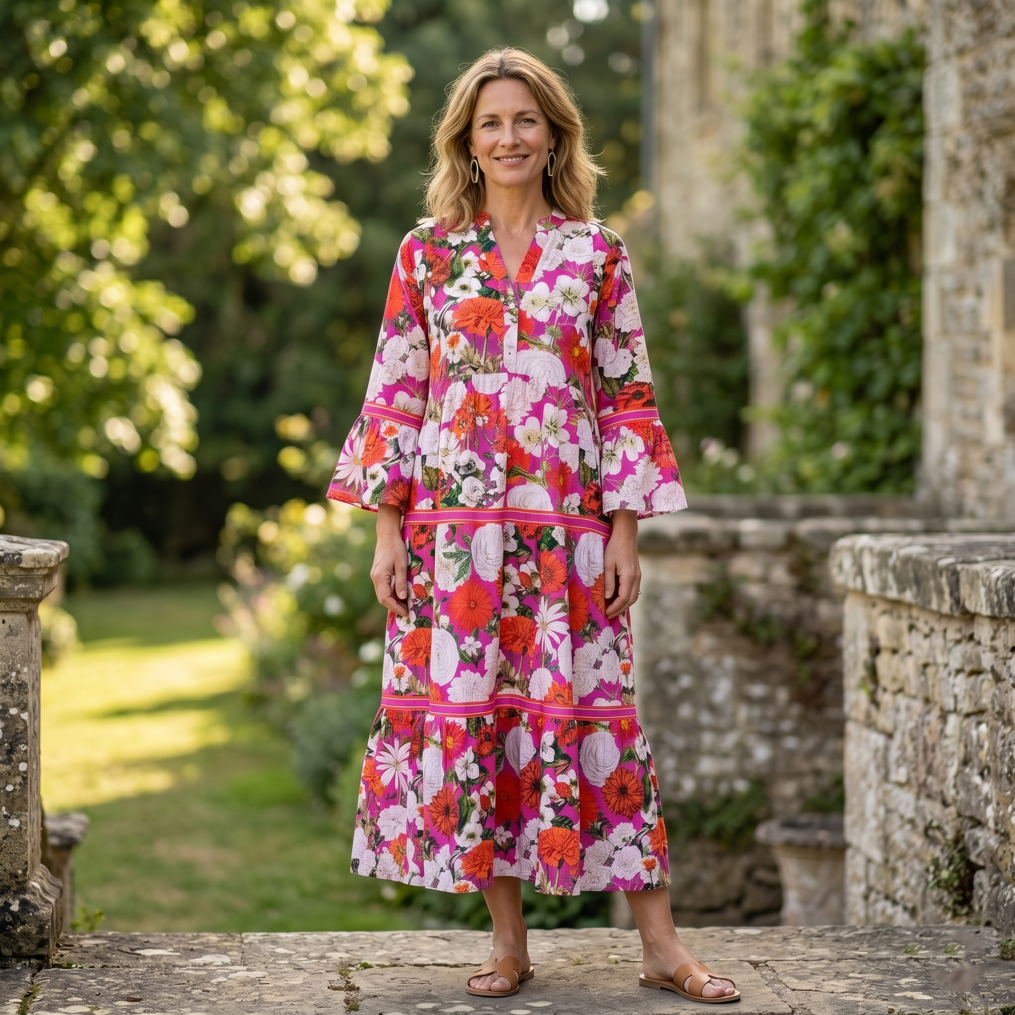 Cleo Cotton Dress - Summer Madness