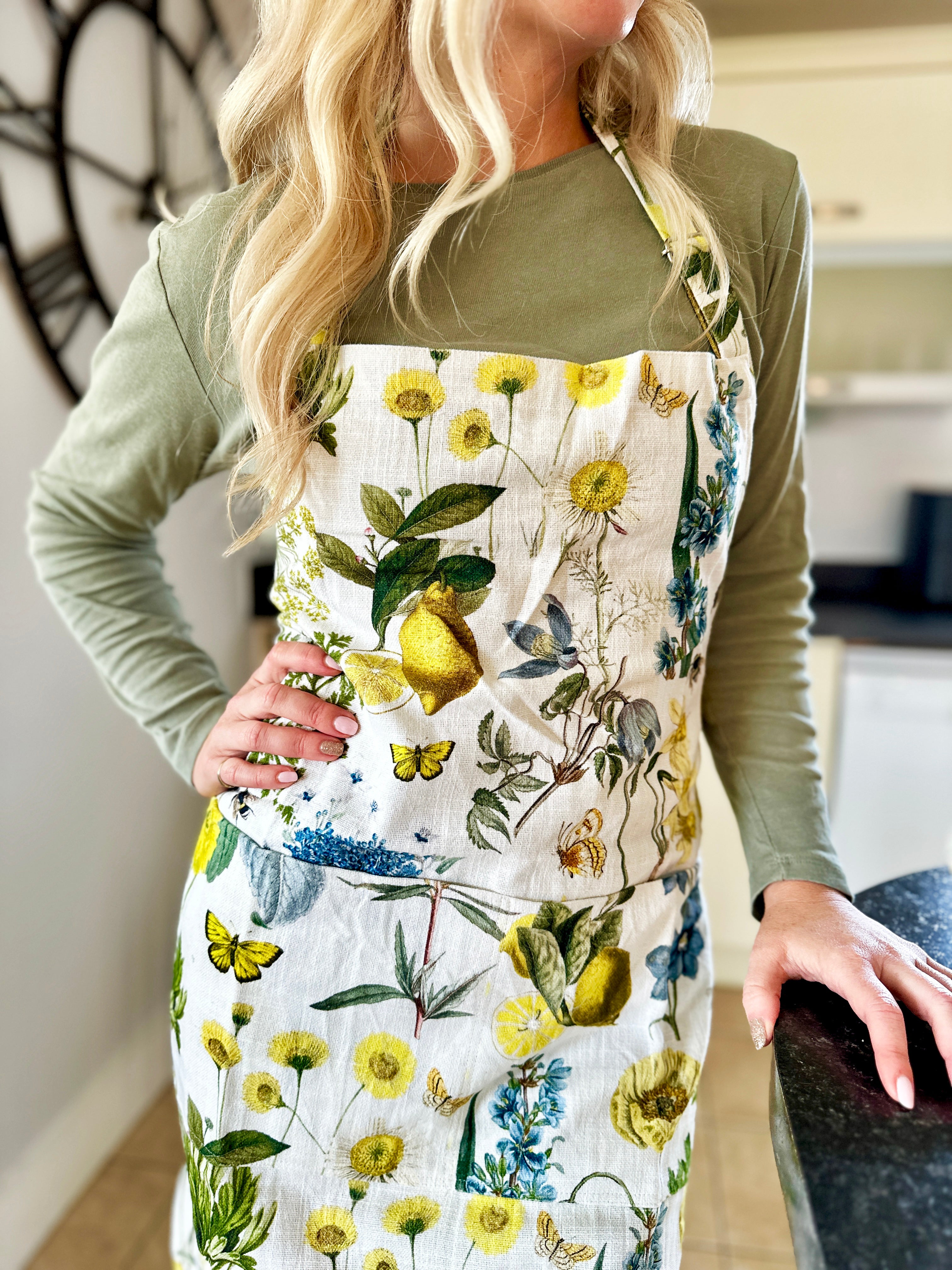 Apron - Springtime Blue