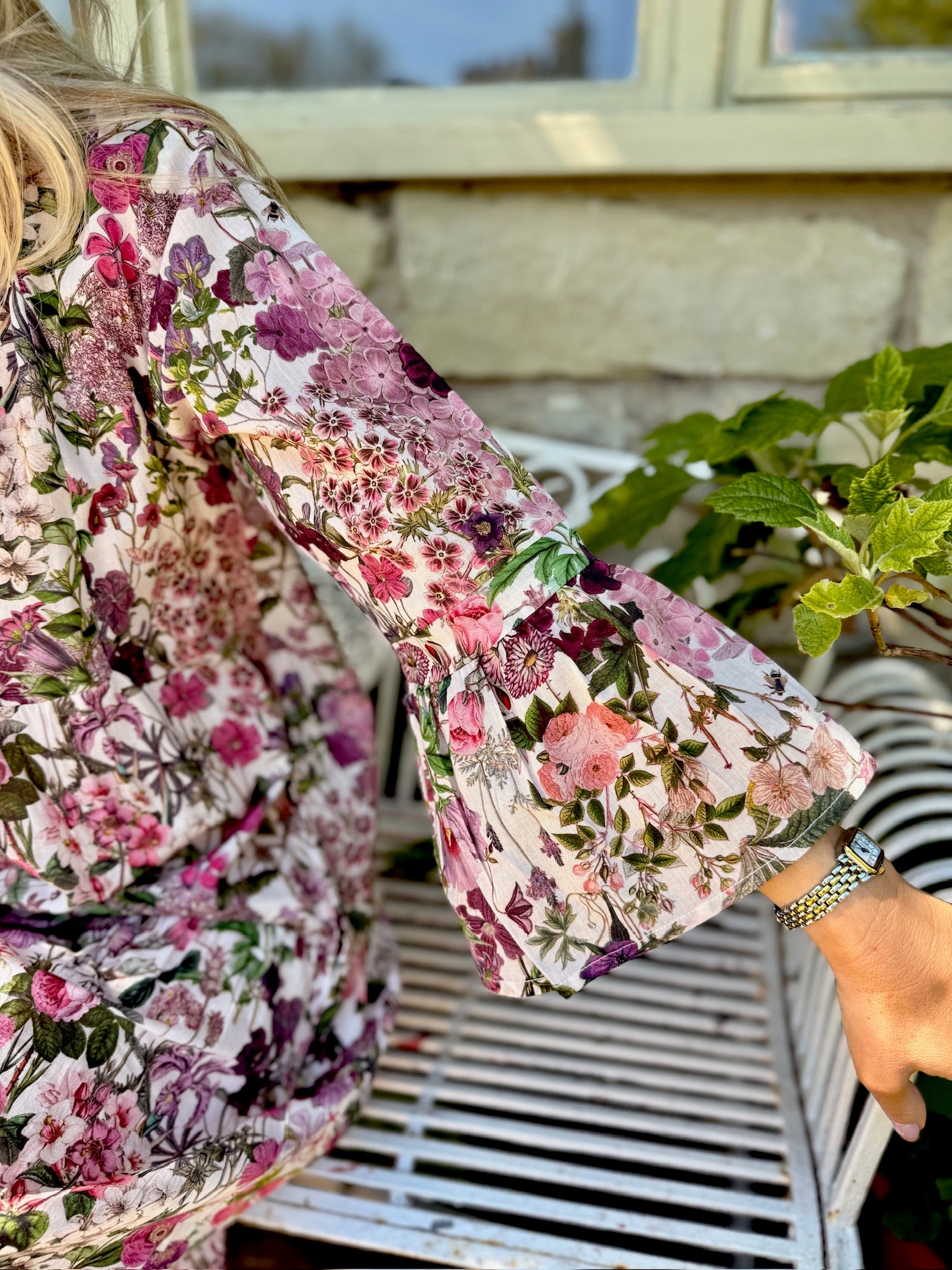Cleo Cotton Dress - Blush Blooms