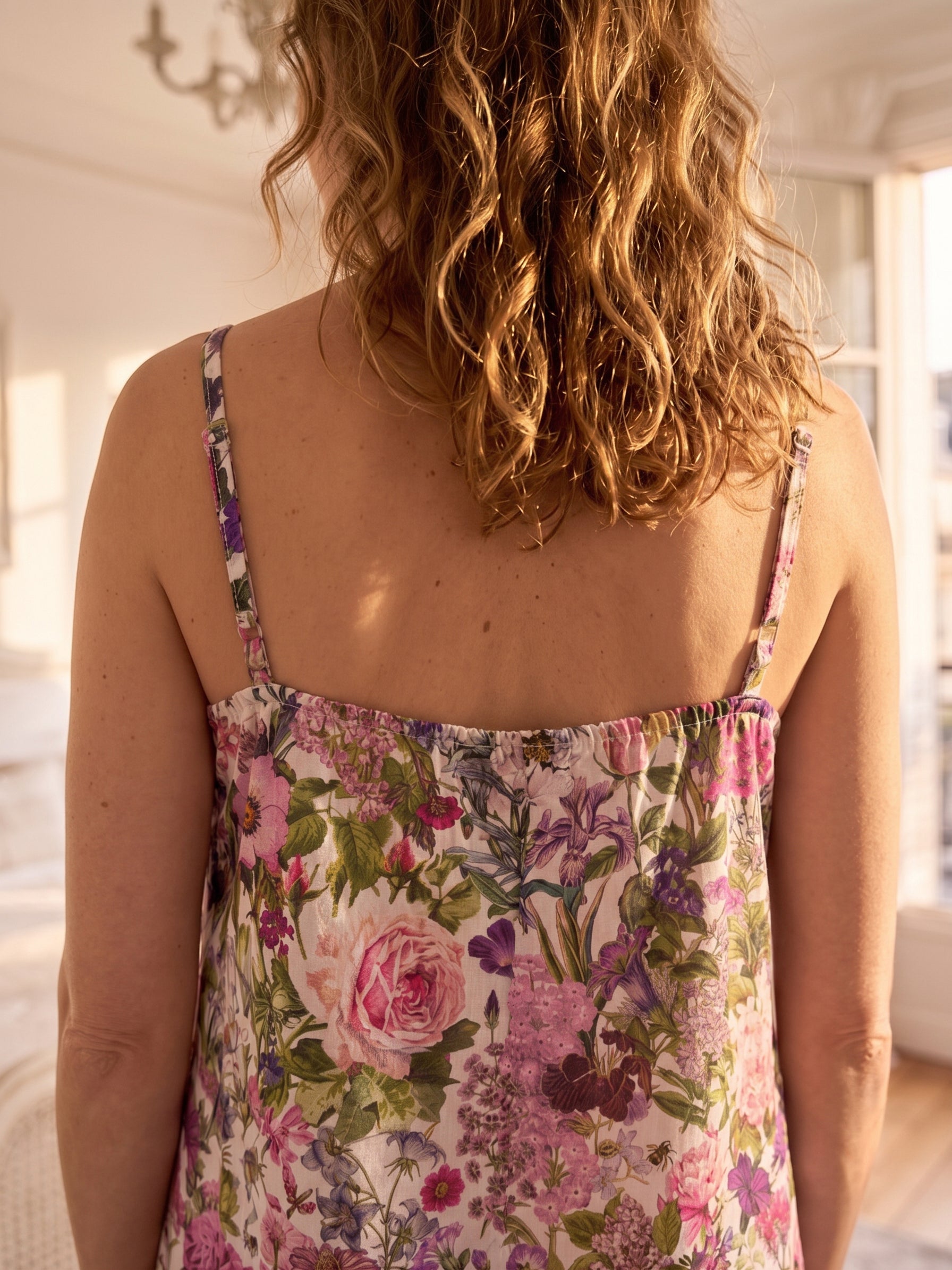 Short Strappy Nightie - Lilac Kiss