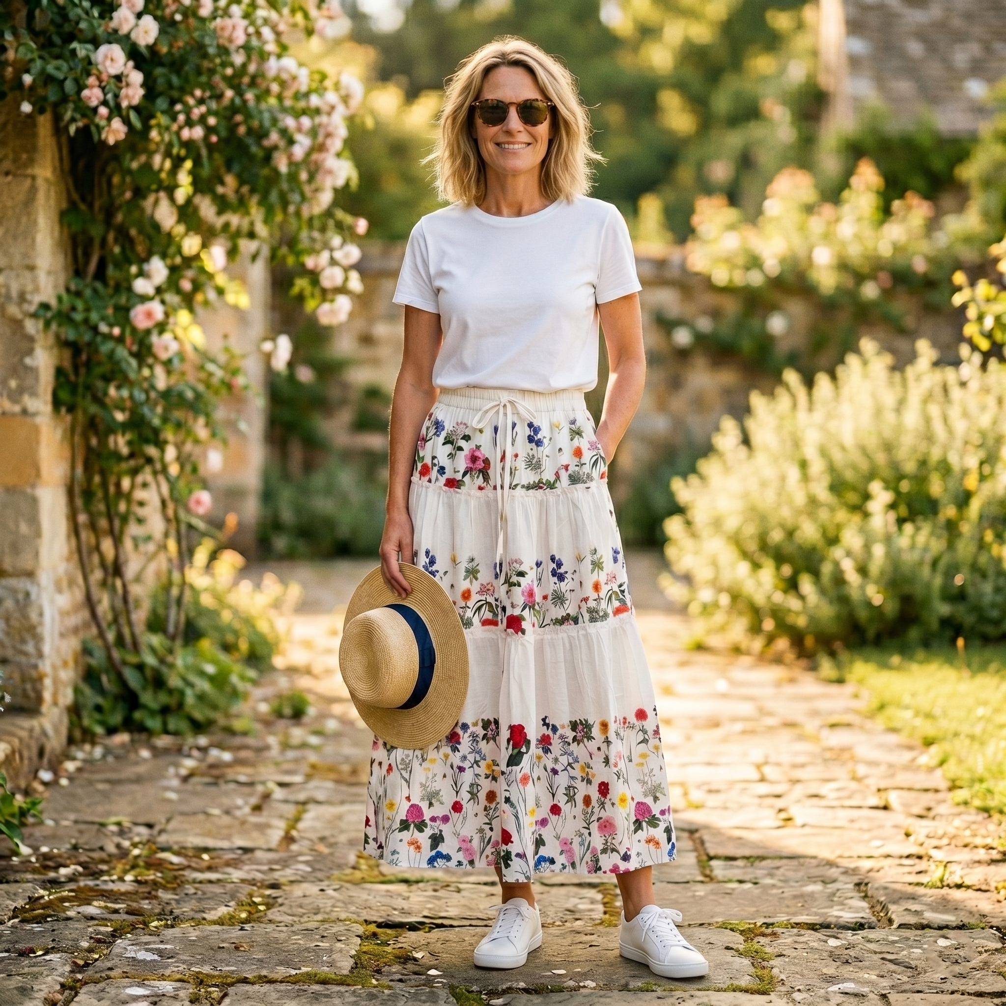 Sally Cotton Skirt - Barton Panels