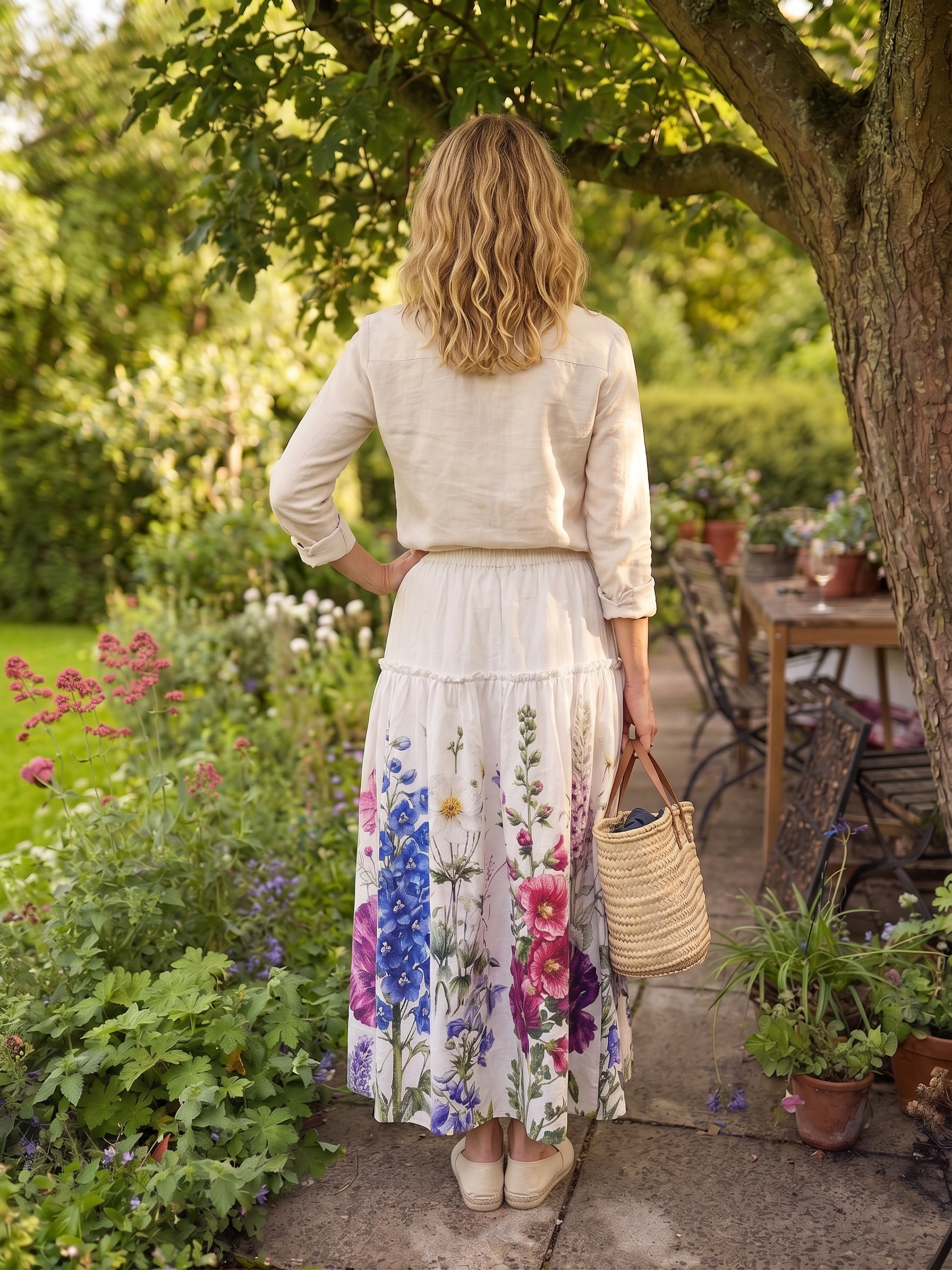 The Chelsea Cotton Poplin Skirt
