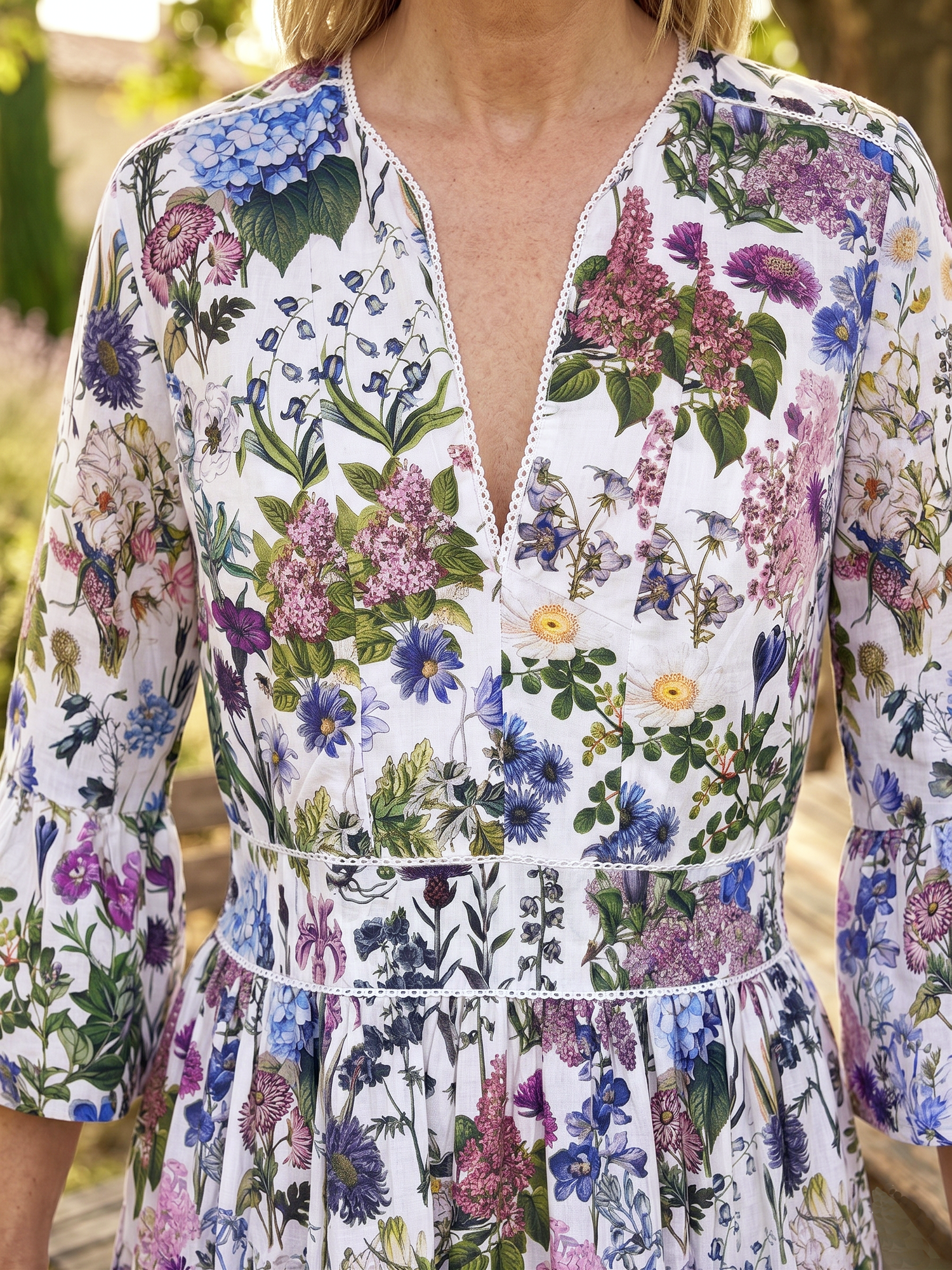 Annabel Cotton Dress - Petal Panels