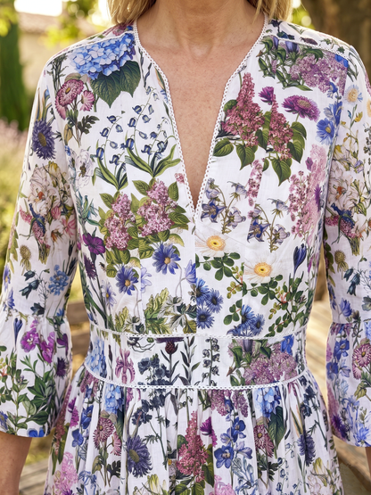Annabel Cotton Dress - Petal Panels