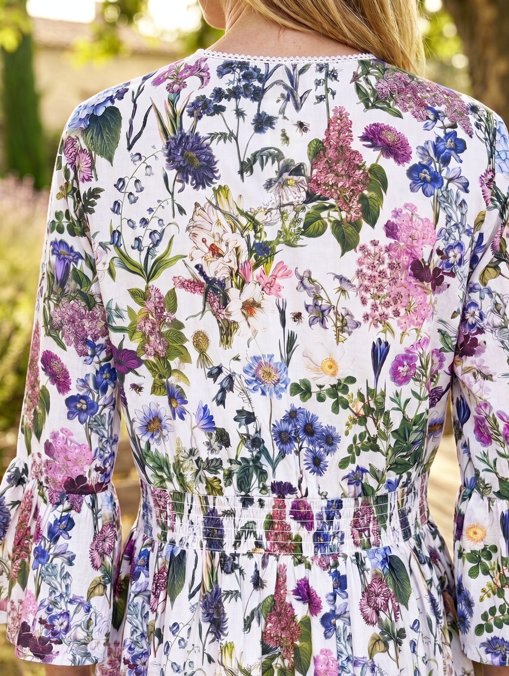 Annabel Cotton Dress - Petal Panels