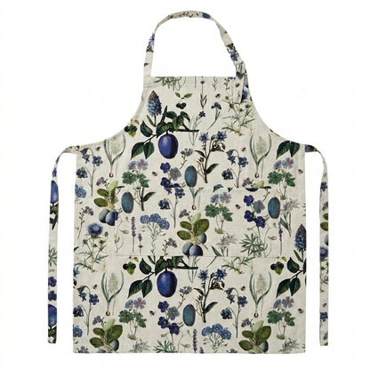 This striking floral apron from Rosehip Design is a stylish and practical choice for cooking or gardening.
The comfortable cotton design features an adjustable neck strap and generous deep pockets for tools.
Durable and machine-washable, it offers full coverage and long-lasting elegance in the kitchen.
Also available in Matching Tea Towels and Heart Pot Holders. 
