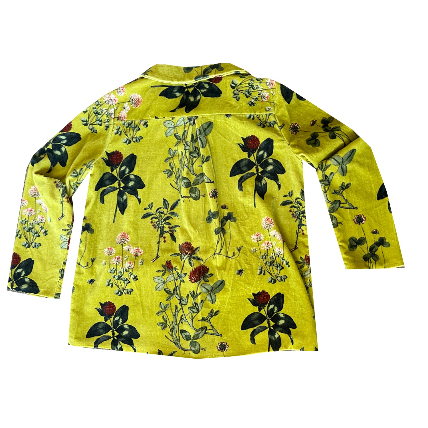 Brompton Velvet Coat - Flora Olive