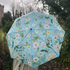 Rosehip Design Folding Umbrella is a sturdy, practical and waterproof rain umbrella with an auto pop-up button, perfectly sized for your car, bag or pocket. Make a statement with our dreamy Heavenly Aqua Design.