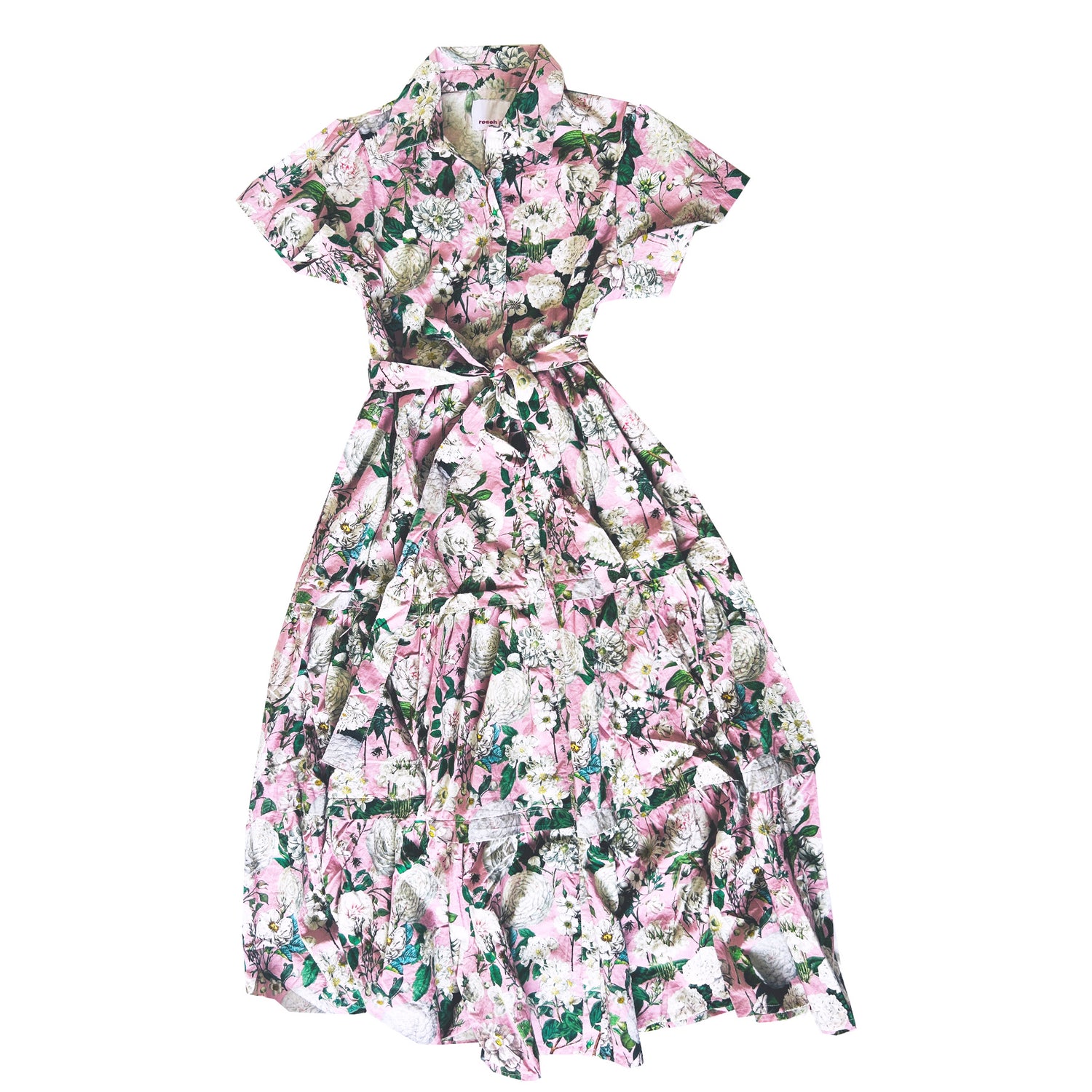 The Rosehip Design Grace Cotton Dress is a maxi style dress made of 100% Cotton Poplin.

Stylishly designed with buttons down the front, a tuck between tiers, short sleeves, and of course, side pockets.
