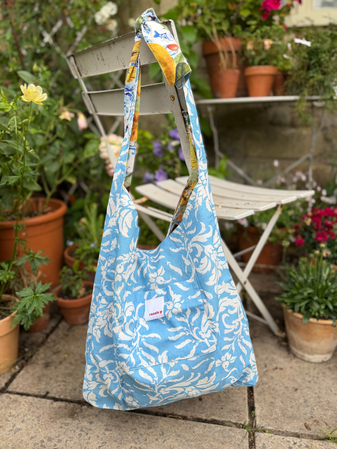 Gallerie Bag - Leaf Aqua (Nasturtium Tile)