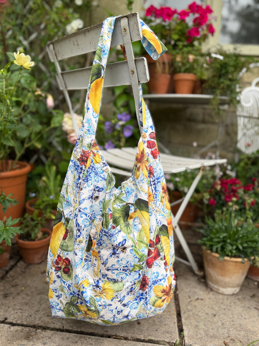 Gallerie Bag - Leaf Aqua (Nasturtium Tile)