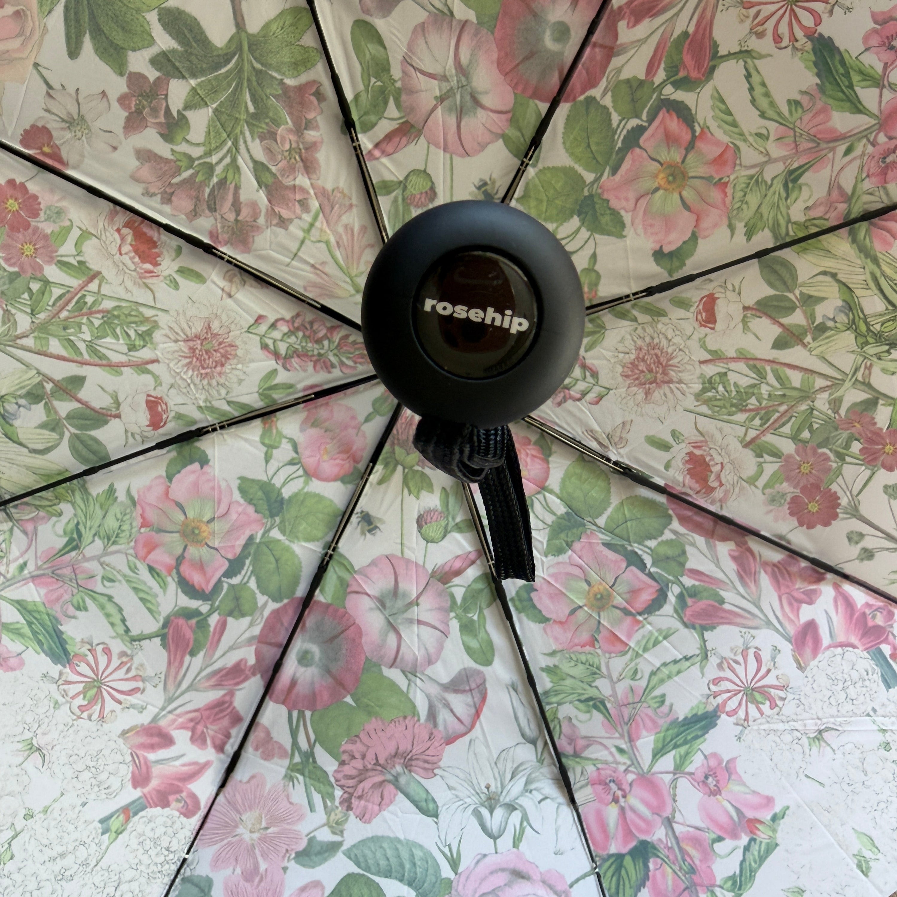 Folding Umbrella - Pink Bouquet