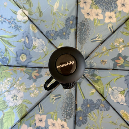 Folding Umbrella - Cobalt Blue