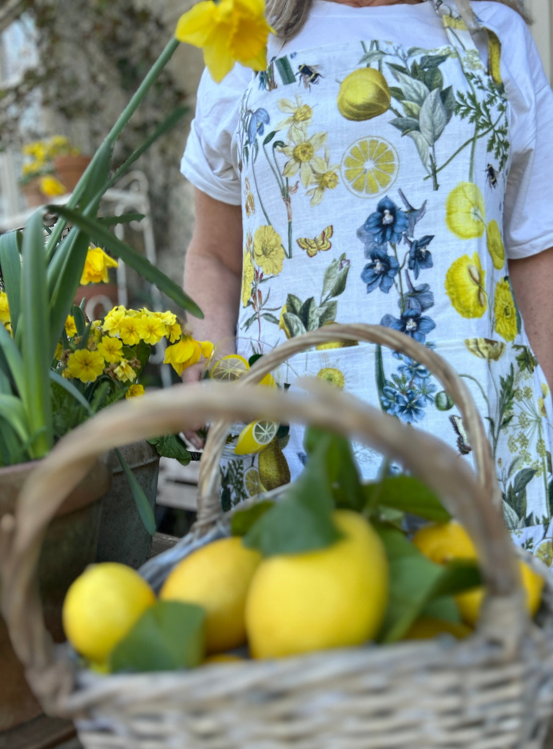 Apron - Springtime Blue