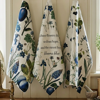 Tea Towel - Blue Wonder Two