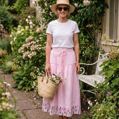 Ivy Skirt - embroidered