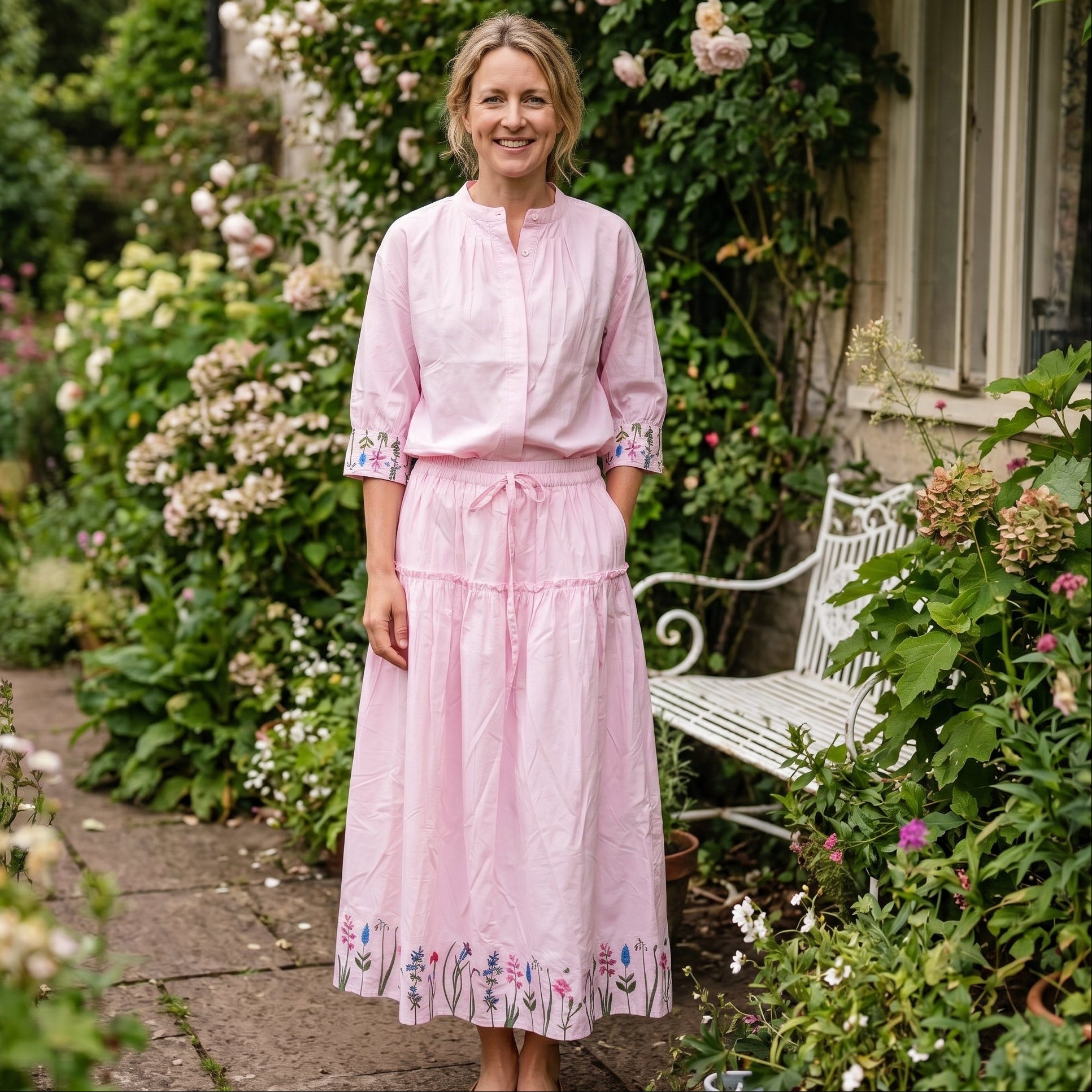 Ivy Skirt - embroidered