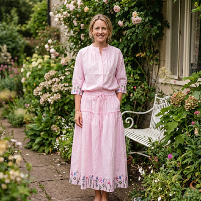 Ivy Cotton Shirt - embroidered