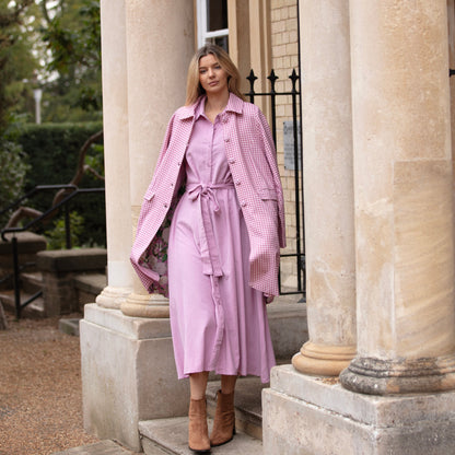 Jessie Corduroy Dress - Mauve