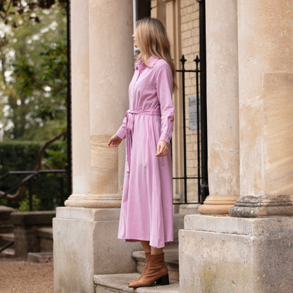 Jessie Corduroy Dress - Mauve