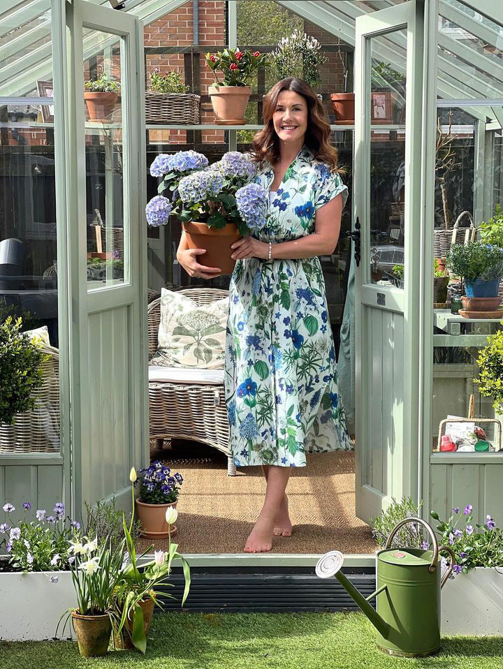 Rosehip Designs popular Kate Linen dress is back in stock with one minor adjustment - we&