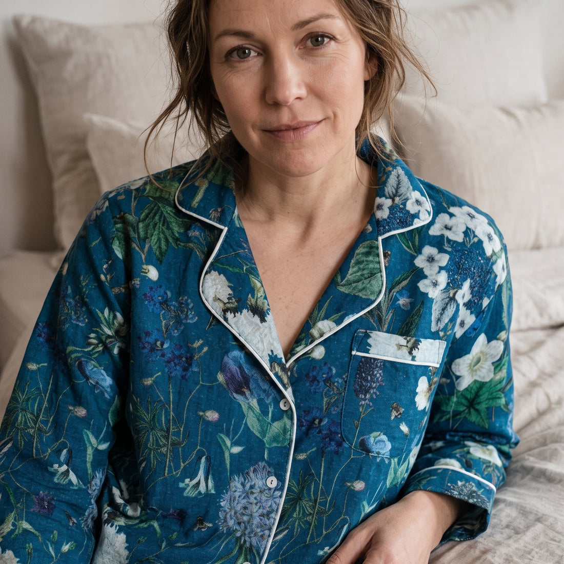 Long Pyjamas Brushed Cotton - Cold Nights