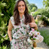 The Maeve is a fabulous sleeveless Linen shirt with buttons down the front and a beautifully curved hem. Available in Rosehip Designs signature floral fabrics.

The Maeve shirt looks lovely with shorts or jeans, or can be worn with the matching Lilah Linen skirt