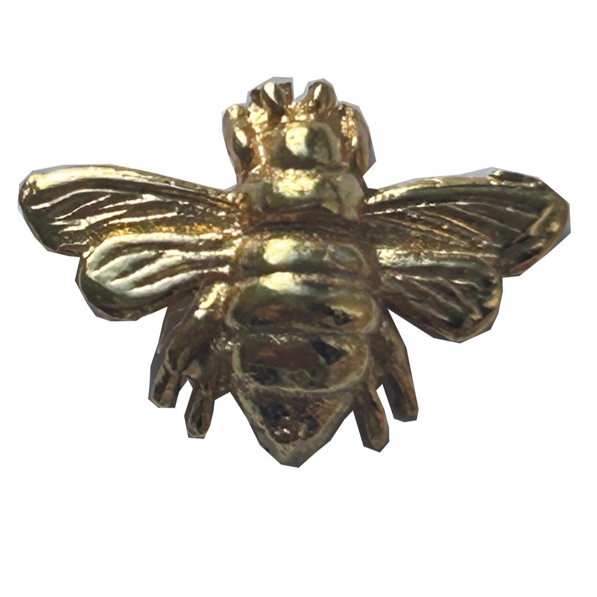 Rosehip Design Modesty Pin Bee plated in 18 Carat Gold. Stylish way to close a blouse or dress higher up. Can also be used as a decorative Brooch. Also available in Silver