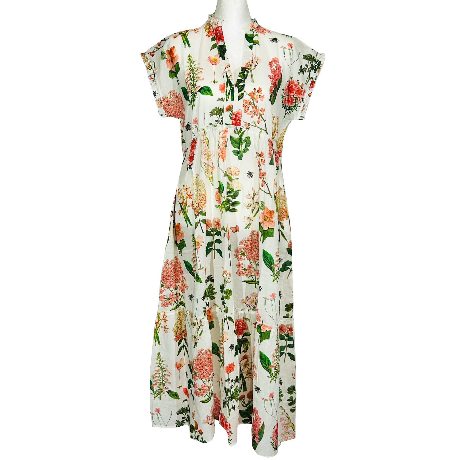 Olivia Tiered Dress - Blossoms