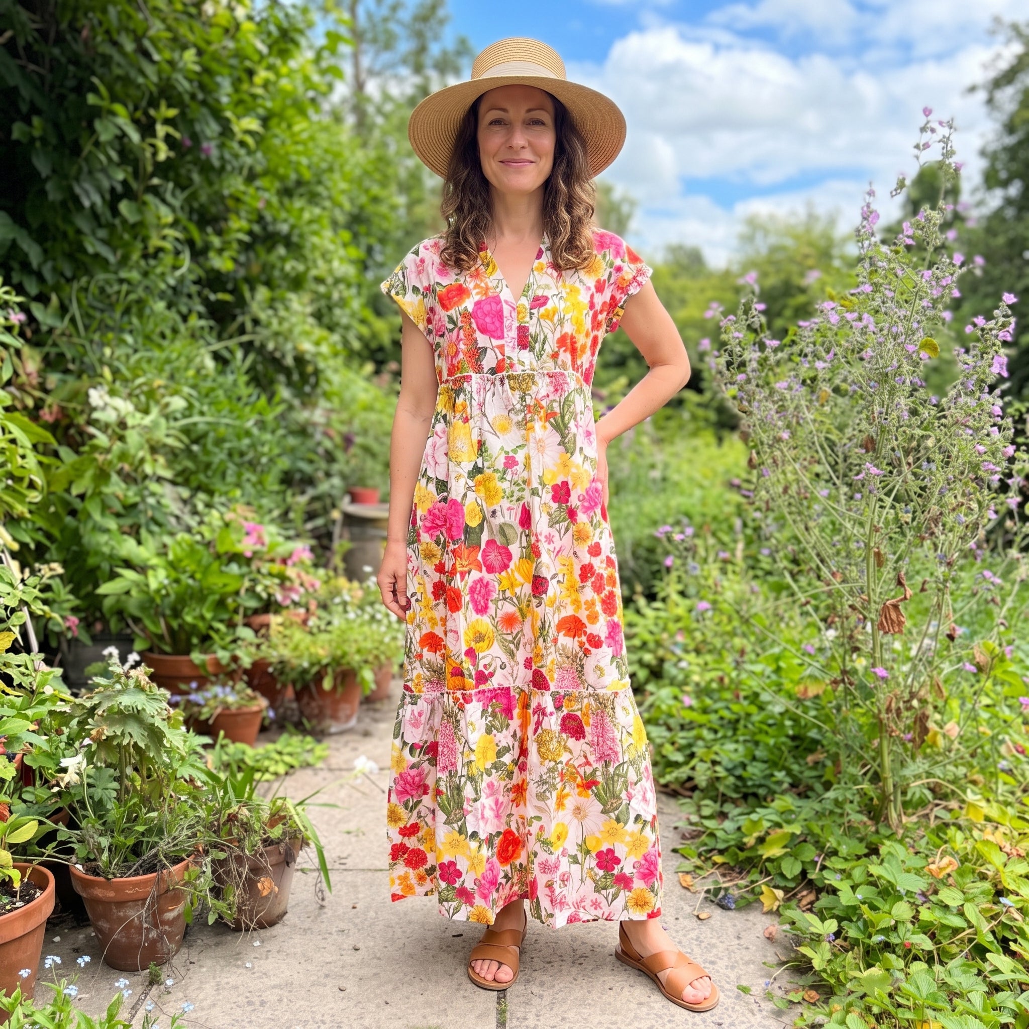 Olivia Cotton Dress - Banbury