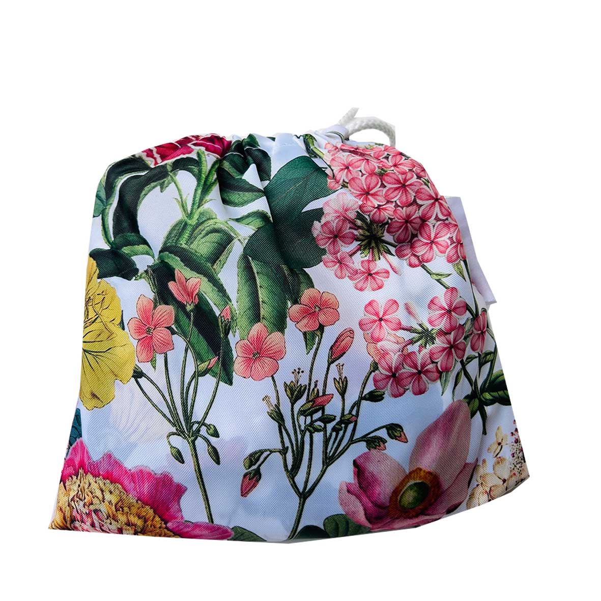 Poncho (waterproof, inc bag) - Flowerbed Brights