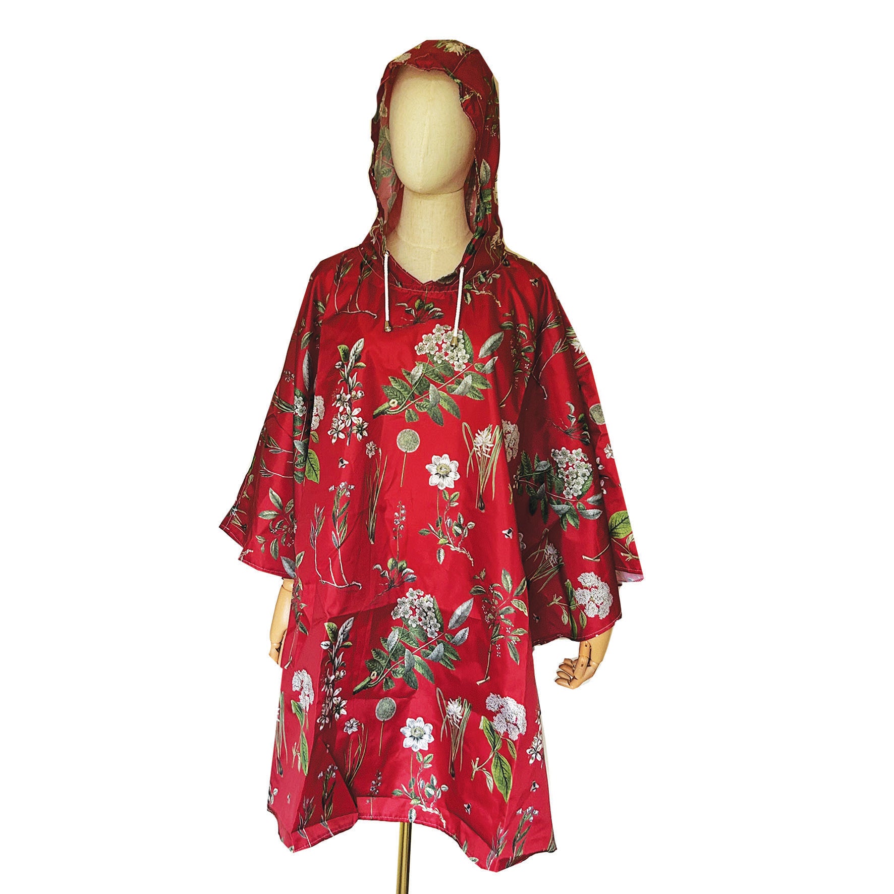 Rain Poncho - Melody Red