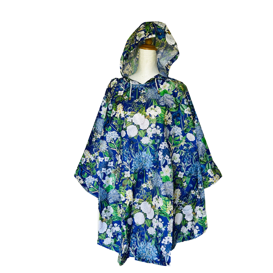 Rosehip Design Rain Poncho is a stylish and practical solution for rainy days, combining fashion with functionality in our bold Spring Blues design. Made from lightweight, waterproof material, these ponchos are designed for easy portability, folding neatly into a compact drawstring bags. Ideal for on-the-go use, the Rosehip Rain Poncho ensures you stay dry without sacrificing style.