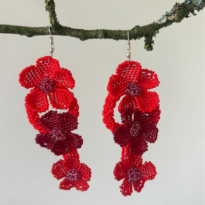 Flower Cascade Earrings