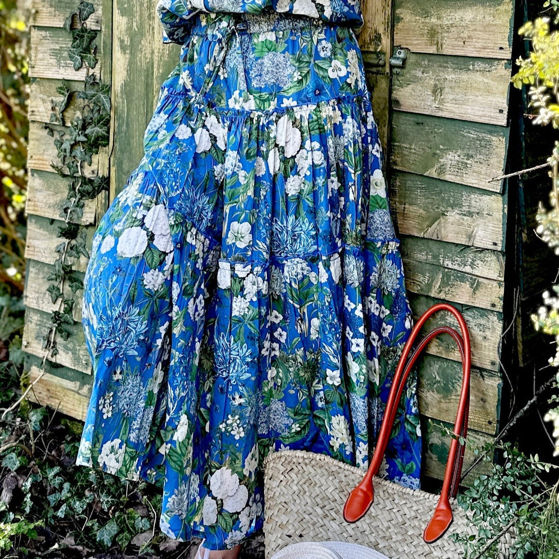 Rosehip Design Sally Skirt in Spring Blues has soft flowing tiers, each showing the vibrant Barcelona print.
The Sally Skirt has an elasticated waist as well as a drawstring and side pockets.
It pairs well with the Sarah Shirt in Spring Blues or wear it with a T-shirt for relaxed elegance.