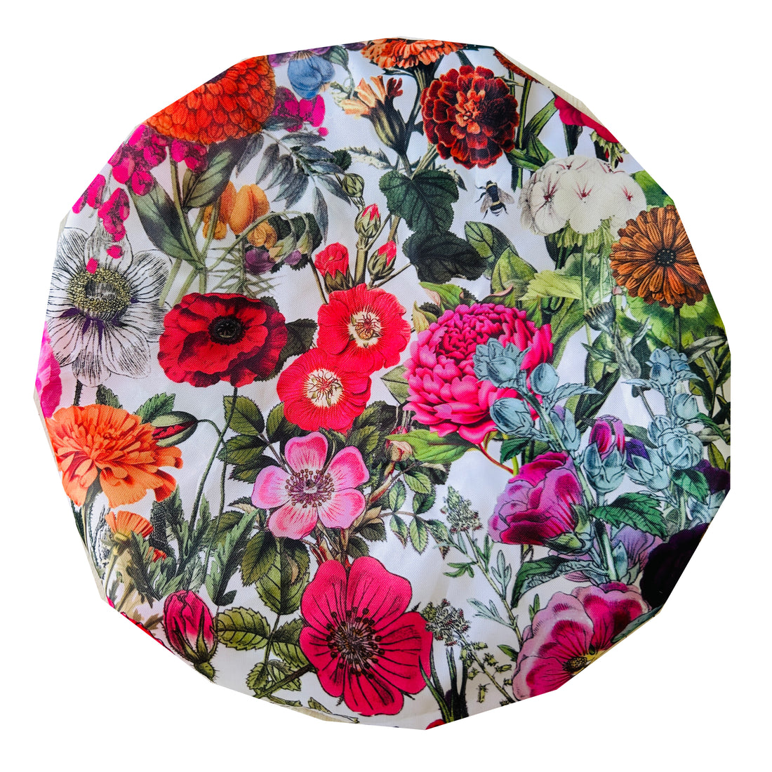 Add a touch of elegance to your daily routine with our charming Rosehip Design floral shower cap. Designed to keep your hair dry in style, the cap combines functionality with beauty. Made from durable, water-resistant material, lined for comfort, it ensures a snug yet gentle fit.

Perfect as a thoughtful Christmas gift or delightful stocking filler, it&