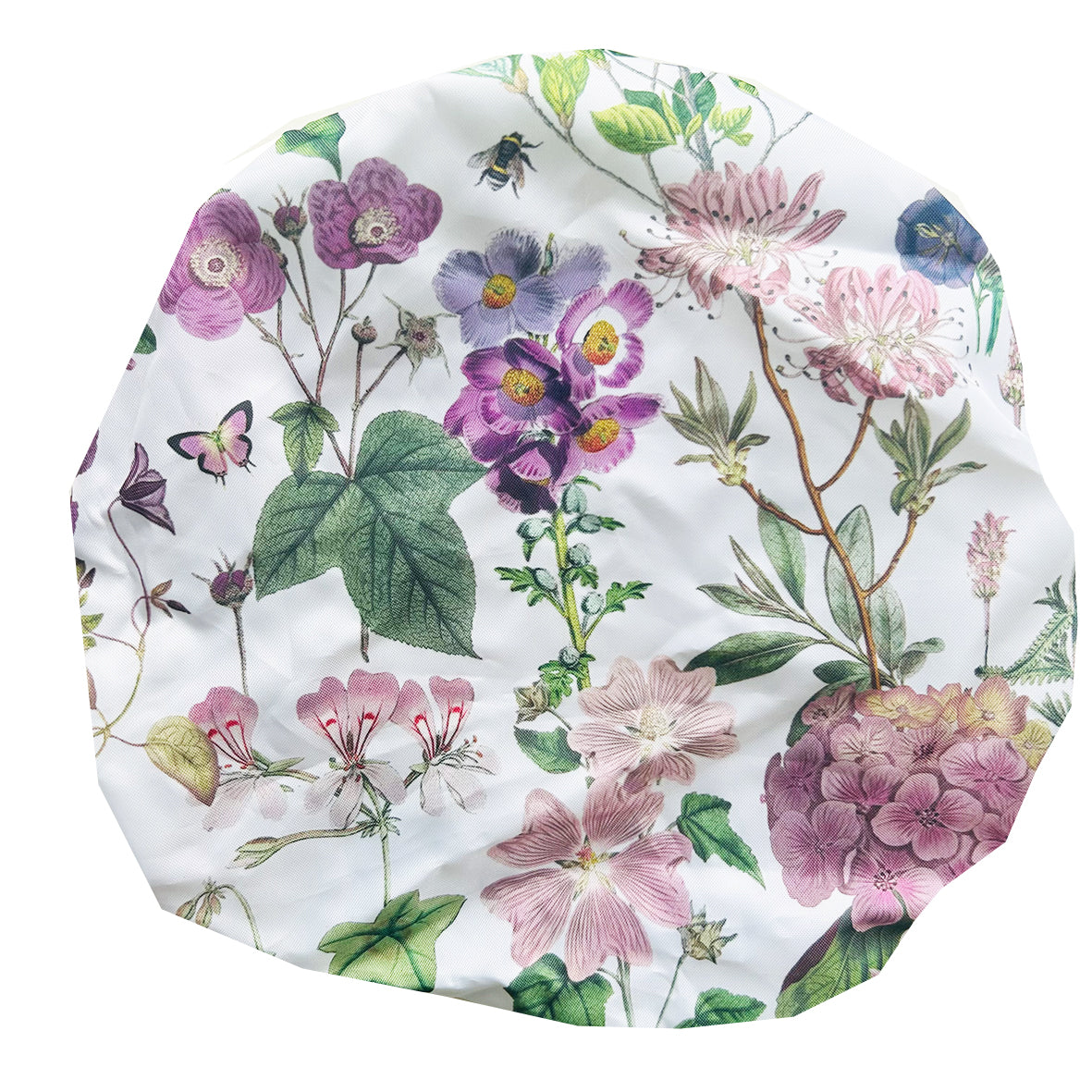 Add a touch of elegance to your daily routine with our charming Rosehip Design floral shower cap. Designed to keep your hair dry in style, the cap combines functionality with beauty. Made from durable, water-resistant material, lined for comfort, it ensures a snug yet gentle fit.

Perfect as a thoughtful Christmas gift or delightful stocking filler, it&