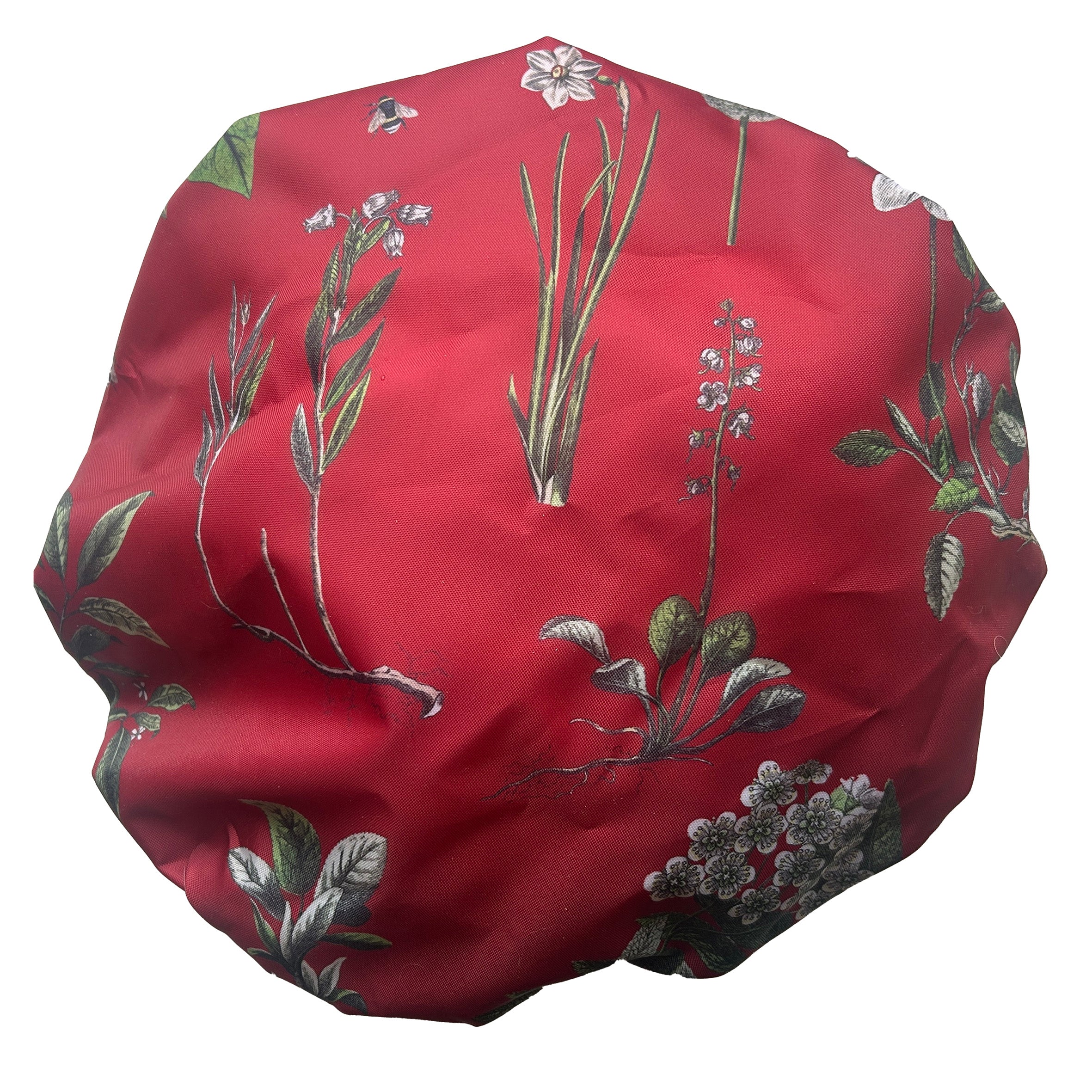 Add a touch of elegance to your daily routine with our charming Rosehip Design floral shower cap. Designed to keep your hair dry in style, the cap combines functionality with beauty. Made from durable, water-resistant material, lined for comfort, it ensures a snug yet gentle fit.

Perfect as a thoughtful gift or delightful stocking filler, it&