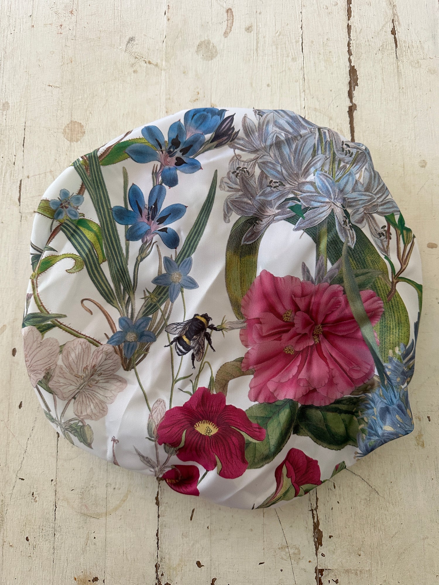 Rosehip Design Shower Cap is functional, fabulous and funky in our beautiful Lavington design with it&