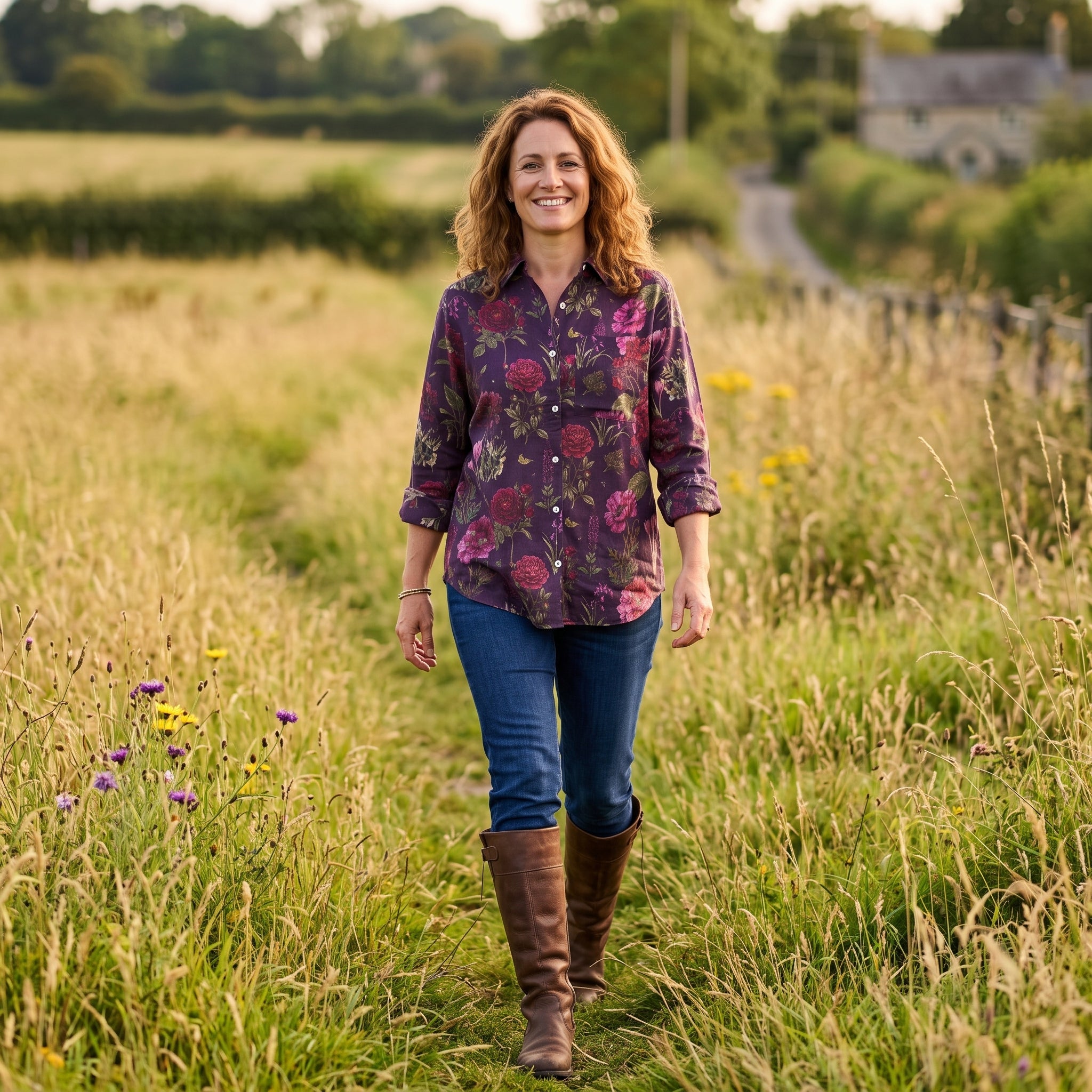 Stacey Cotton Shirt - Irvine