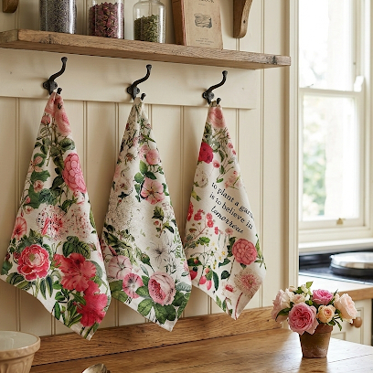 This stylish tea towel from Rosehip Design features a vibrant, vintage-inspired floral themed print.
Made from 100% cotton, this practical and highly absorbent essential makes drying dishes effortless.
Complete with a hanging loop, it is a durable, machine-washable accessory.
Also available in matching Apron and Heart Pot Holder.