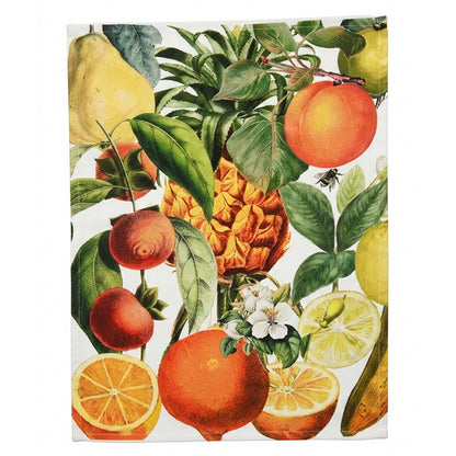 This stylish tea towel from Rosehip Design features a vibrant, vintage-inspired floral themed print.
Made from 100% cotton, this practical and highly absorbent essential makes drying dishes effortless.
Complete with a hanging loop, it is a durable, machine-washable accessory.
Also available in matching Apron and Heart Pot Holder.