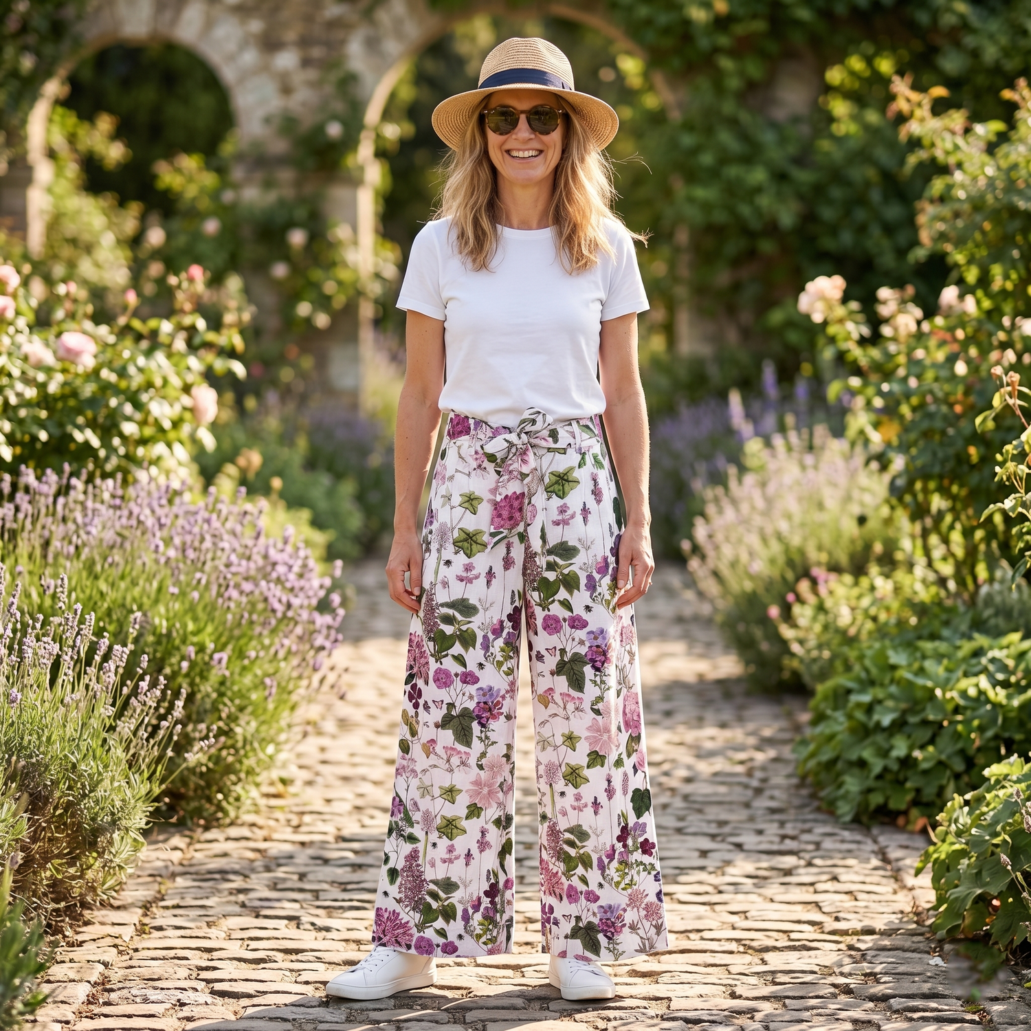 Tessa Linen Trousers - Mallow